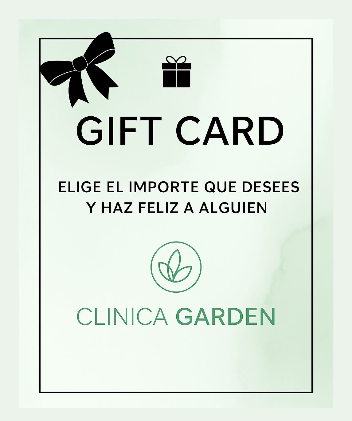 Tarjeta Regalo Clínica Garden 50€